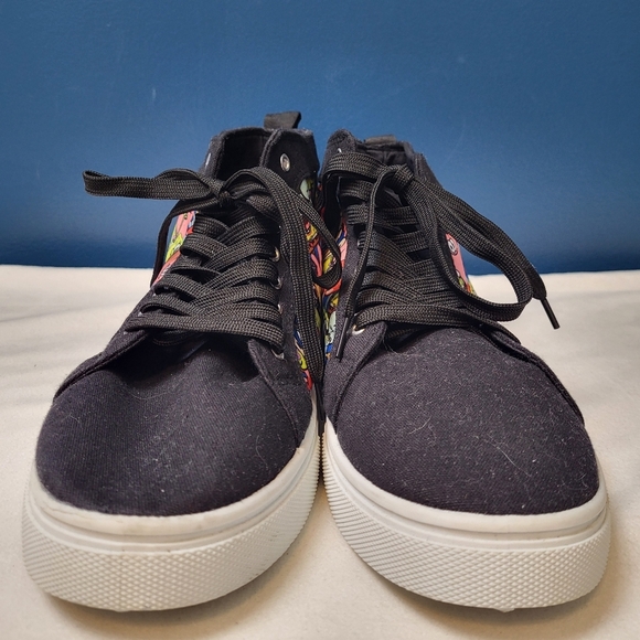 Nickelodeon Spongebob Lace‎ Up Canvas Shoes Men's Size 11 - Picture 8 of 11